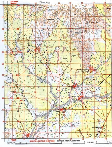 What does the conventional symbol at grid reference 145132 mean?\n \n ...