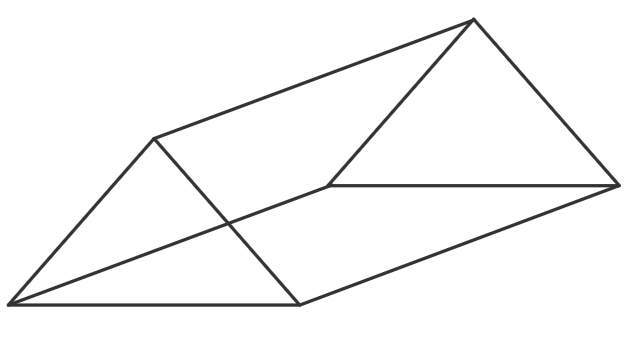 triangular prism shape