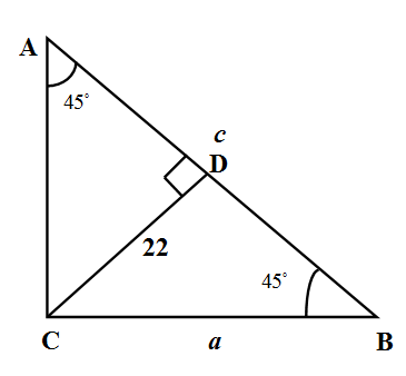 How do you find the length of $a$ and $b$ of a right triangle using ...