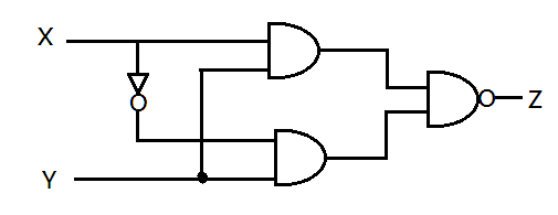 Truth table for the given circuit will be\n \n \n \n \n A)xyZ$0$$0$$1 ...