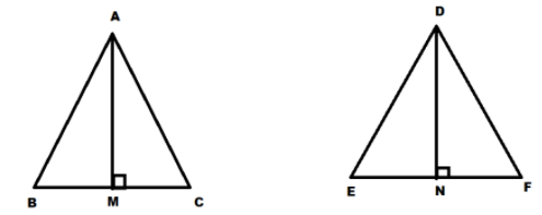 The corresponding altitudes of two similar triangles are 6 cm and 9 cm ...