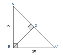 A right triangle, whose sides are 15 cm and 20 cm is made to revolve ...