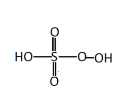 Oxidation number of sulphur in peroxymonosulfuric acid $\\left( {{H_2}S ...