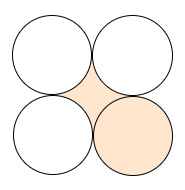 The diameter of all the four circles is 7 cm The circles class 10 maths