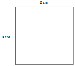 Find the length of the diagonal of a square whose each side is 8 cm.