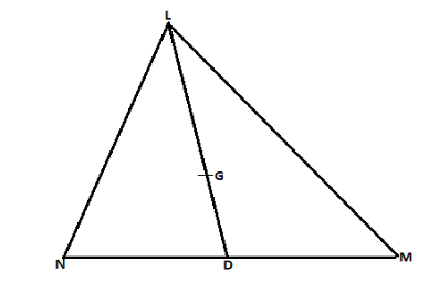 In $\\vartriangle LMN,D$ is the midpoint of the segment $MN$. If $L ...