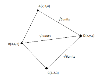 Let Three Points A 2 3 4 B 3 4 2 And C 4 2 3 In Space Class 11 Maths Cbse