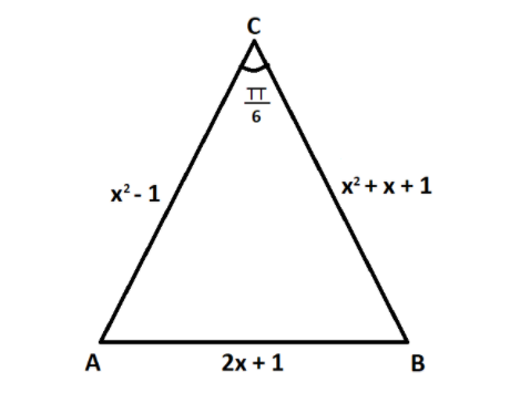 Let ABC be a triangle such that $\\angle ACB = \\dfrac{\\pi }{6}$ and ...