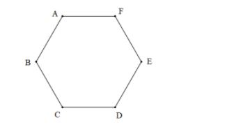 A regular hexagon has how many lines of symmetry.