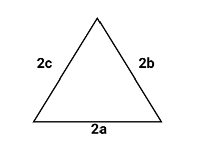 If Each Side Of The Triangle Is Doubled Then Find The Class 9 Maths Cbse