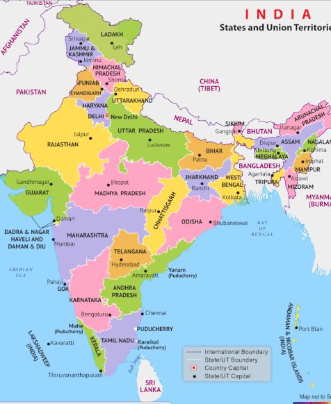 With which of the following states does Karnataka not share its border ...