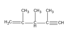 What Is The Structure For \\[3,4 - \\dim Ethylpent - 4 - En - 1 - Yne 