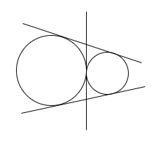 How many transverse common tangents can be drawn?\n \n \n \n \n A. 1B ...