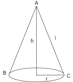 Find the curved surface area and the total surface area of a cone whose ...