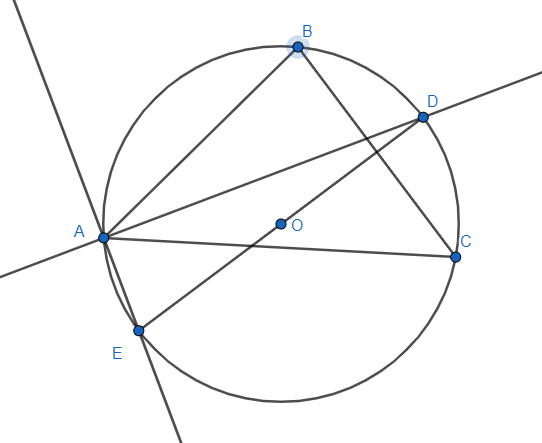 ABC is any triangle inscribed in the circle $ {{x}^{2}}+{{y}^{2}}={{r ...