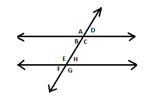 In the figure if line L$\\parallel$M and line N is the transversal then ...