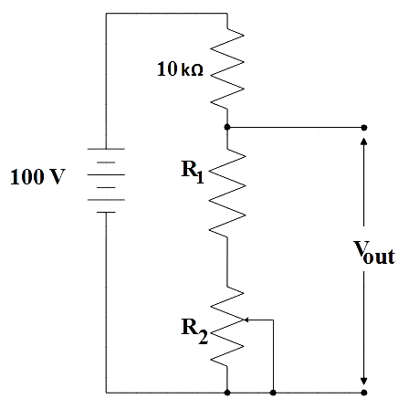 In the figure shown, Rheostat works as\n \n \n \n \n (Desired range for ...