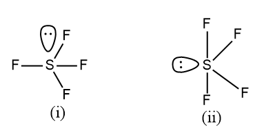 Which of the following shapes $S{{F}_{4}}$ is more stable and why?\n \n ...