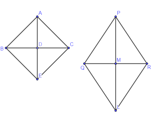 If two sides and a median bisecting one of these sides of a triangle ...