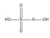 Two acids have been derived from ${{H}_{2}}{{O}_{2}}$ by replacing H by ...