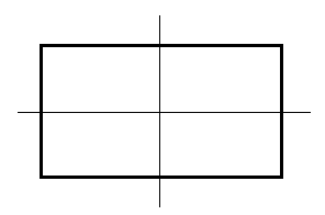 Identify the symmetrical instruments from your mathematical instrument box.