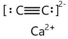 The number and type of bonds between two carbon atoms in $Ca{C_2}$ are ...