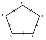 In a regular pentagon $ABCDE$, draw a diagonal $BE$ and then find the ...