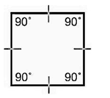 Square 4 Equal Angles