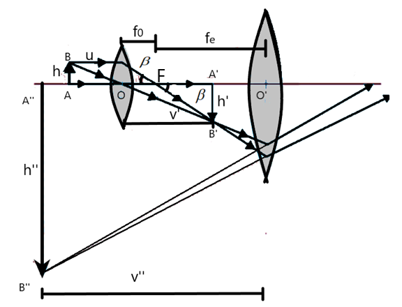 (a) Draw a ray diagram showing the image formation by a compound ...