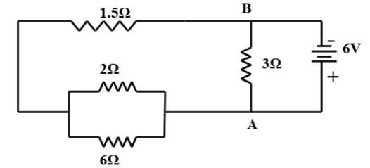 The Total Current Supplied To The Circuit By The Battery Is\n \n \n \n 