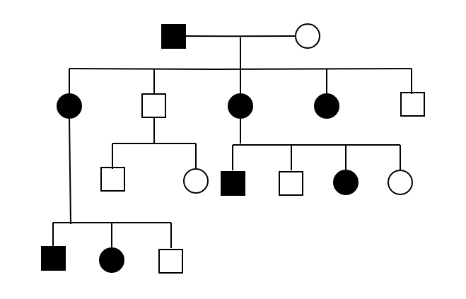 Identify The Type Of Inheritance Shown In The Diagramn N N N N A Dominant X Linkedb 3694