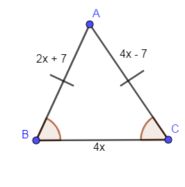 What Is The Length Of The Side BC Of The Given Triangle? Explain How ...