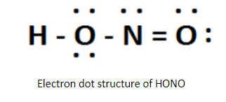 In \\[{\\mathbf{HONO}}\\], number of free lone pairs on one ...