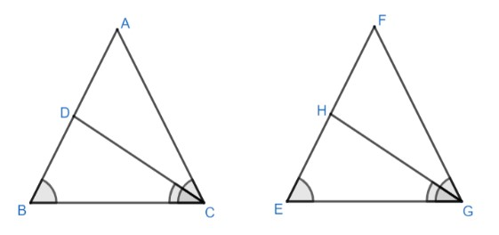 In given figures if CD and GH (D and H lie on AB and FE) are ...