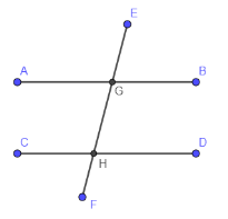 If the bisectors of a pair of corresponding angles formed by ...