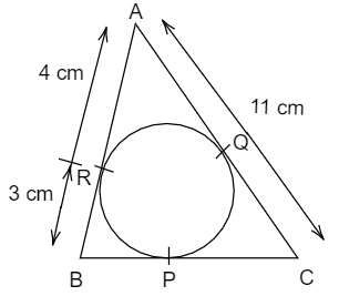 In figure $\\Delta ABC$ is circumscribing a circle. Find the length of ...