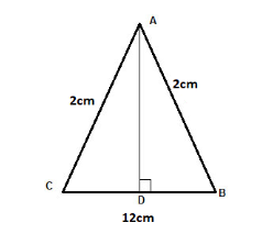 Each of the equal sides of an isosceles triangle is \\[2cm\\] more than ...