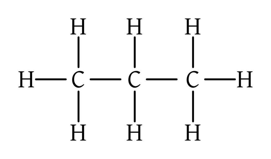 Structural Formula Of Propane
