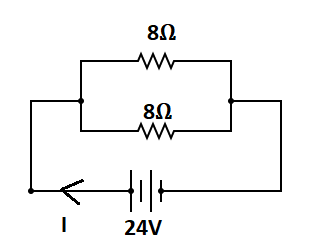 What Is The Total Current Supplied By The Battery To The Circuit Shown 