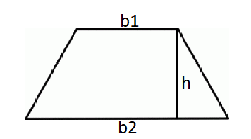 The formula for the area of a trapezoid is $A = \\dfrac{1}{2}({b_1 ...