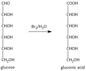 On oxidation with a mild oxidizing agent like \\[B{r_2}\/{H_2}O\\], the ...