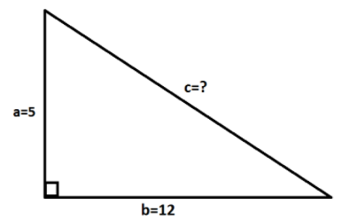 How do you find the missing side of the right triangle with legs: $a ...