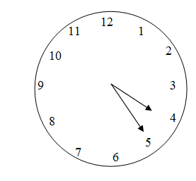 The angle between hands of a clock when the time is 4.25 AM is: \\[\\]A ...