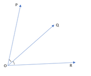 Draw a rough diagram of two angles such that they have two points in ...