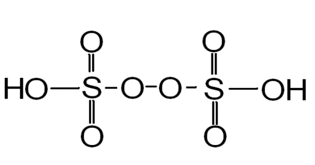 The formula of Marshall’s acid is :(A) $ {H_2}S{O_5} $ (B) $ {H_2}{S_2 ...