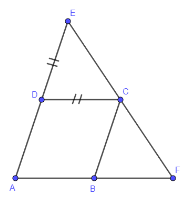 ABCD is a parallelogram. AD is produced to E so that $ DE=DC $ and EC ...