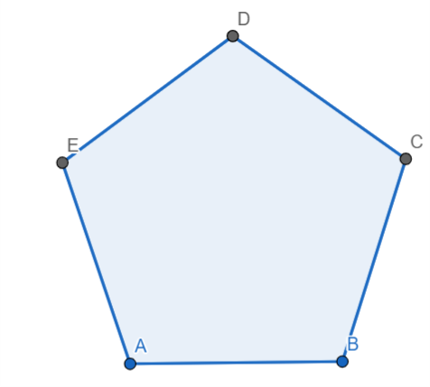 Find the measure of each exterior angle of a regular pentagon, hexagon ...