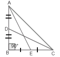 The medians of a right-angled triangle which are drawn from the ...