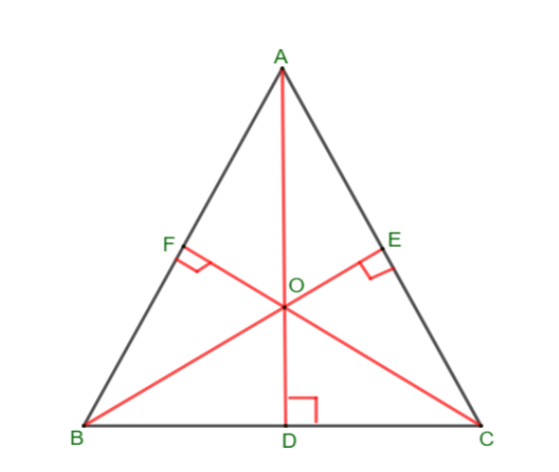 Which point is considered as the orthocenter of the triangle.\n \n \n \n \n