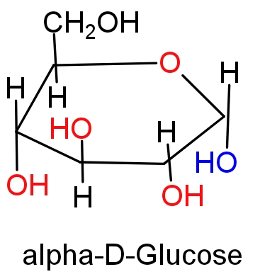 glucopyranose anomeric carbon